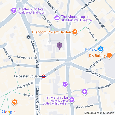 Arts Theatre Beliggenhet