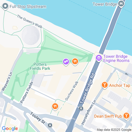 The Bridge Theatre Beliggenhet