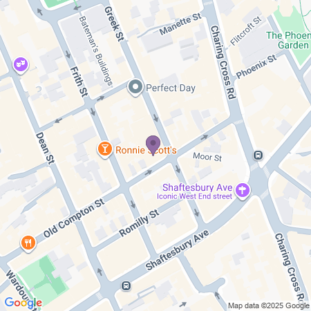 Prince Edward Theatre Beliggenhet