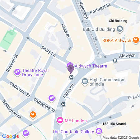 Aldwych Theatre Beliggenhet