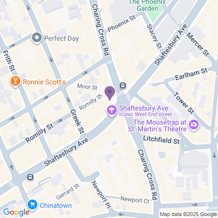 Palace Theatre Beliggenhet