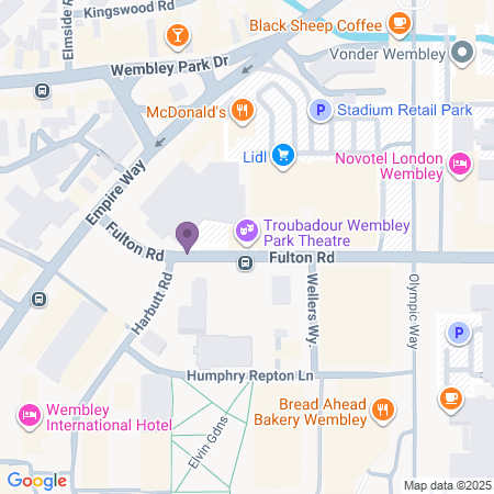 Troubadour Theatre - Wembley Beliggenhet