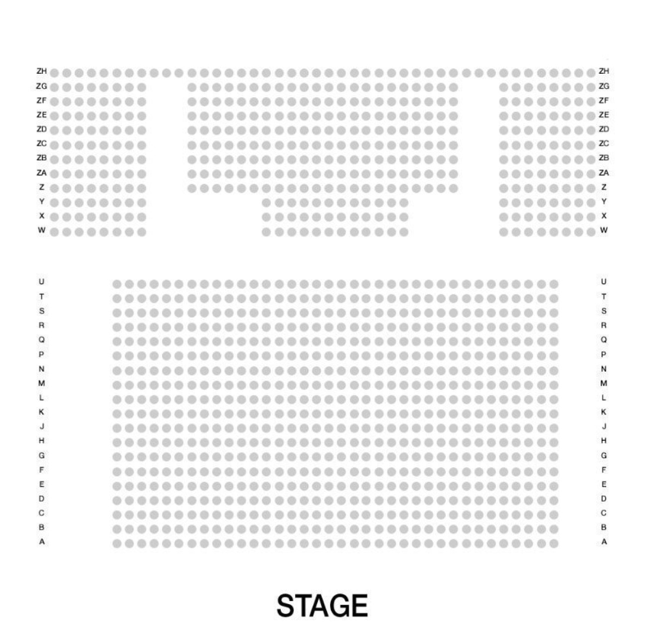 Troubadour White City Theatre seteplan Troubadour White City Theatre seteplan