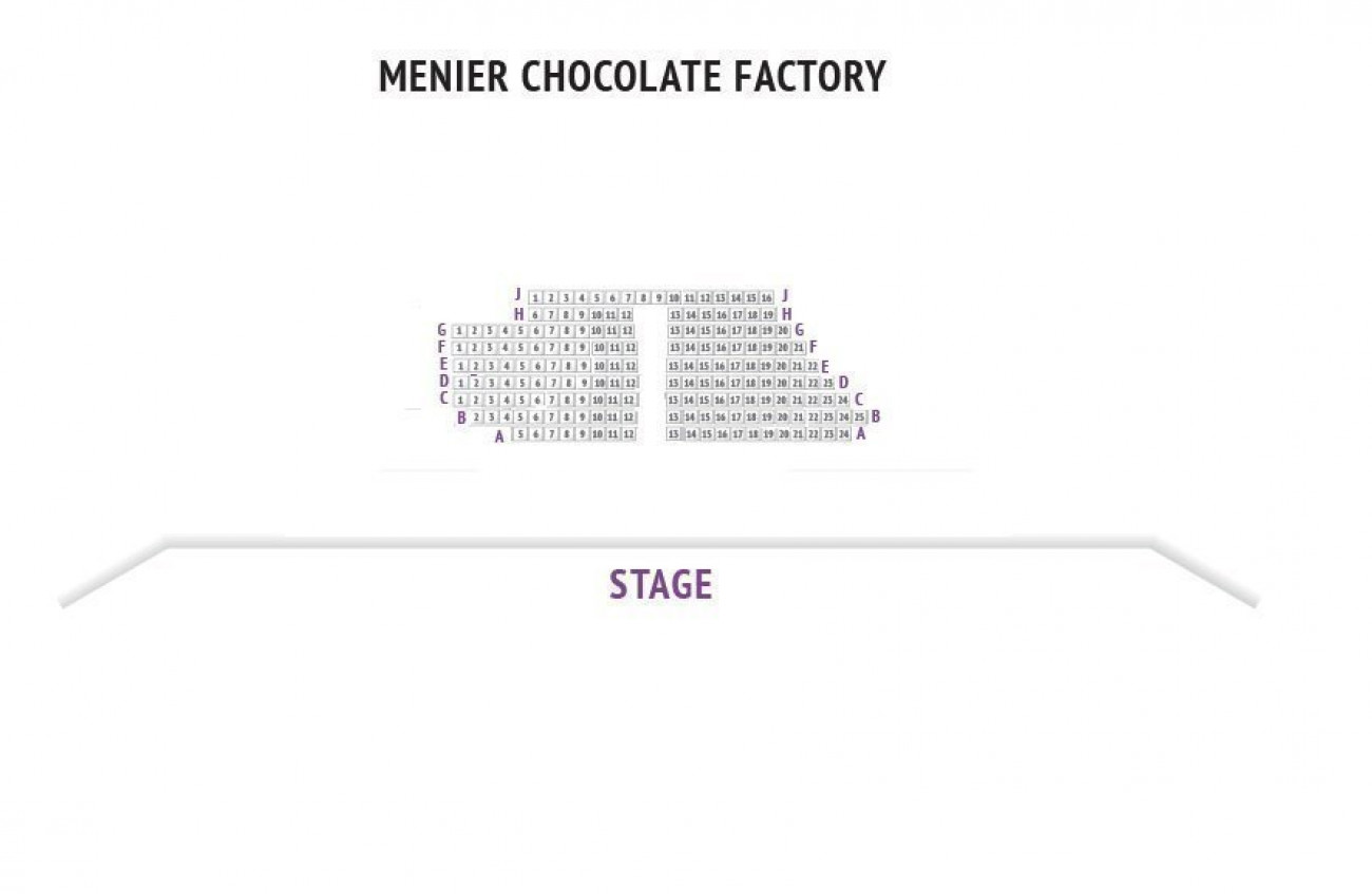 Menier Chocolate Factory seteplan Menier Chocolate Factory seteplan